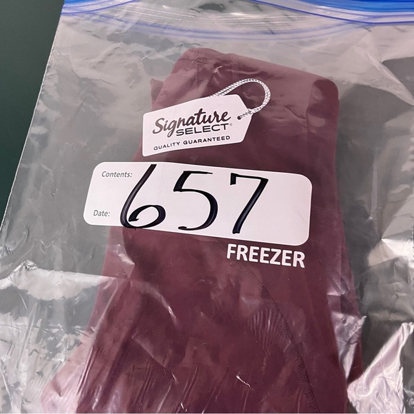 Yogalicious Lux Leggings Womens XS Ankle Length Active Wear Pants Maroon (657) - Picture 11 of 11